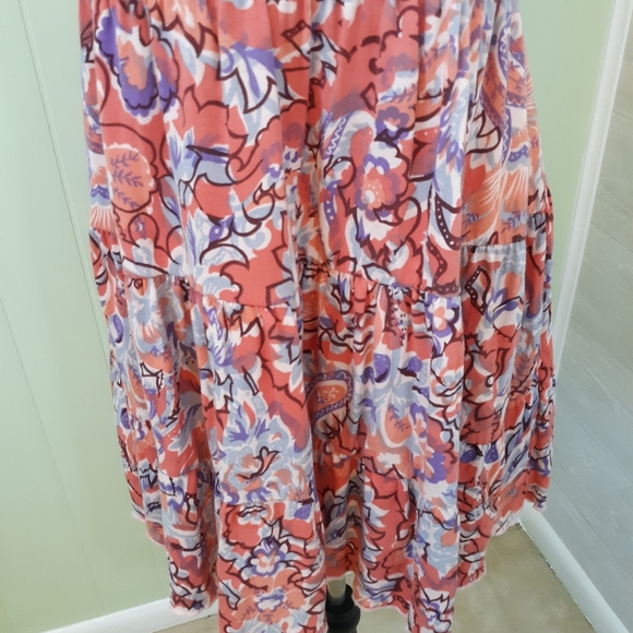 Free people tiered beaded boho mini dress XS *D3 - Picture 6 of 8